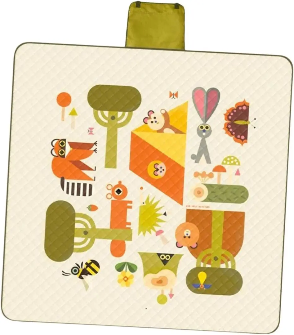 Covoras de joaca Mideer MD1249 (Green/Beige)