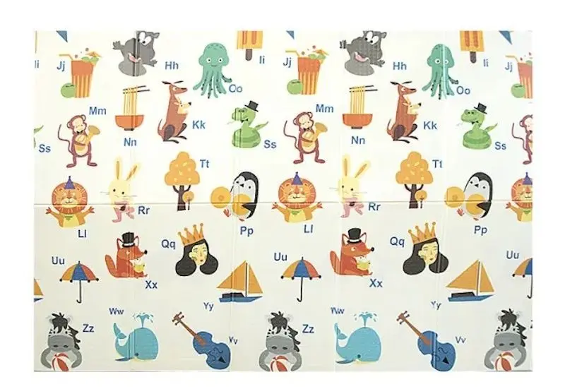 Covoras de joaca Sea Alphabet (Multicolor)