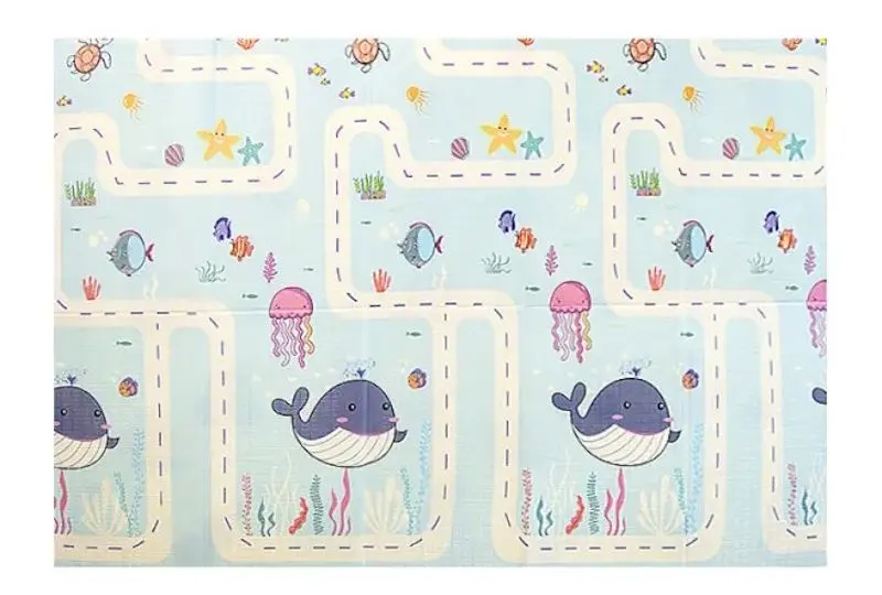 Covoras de joaca Sea Alphabet (Multicolor)