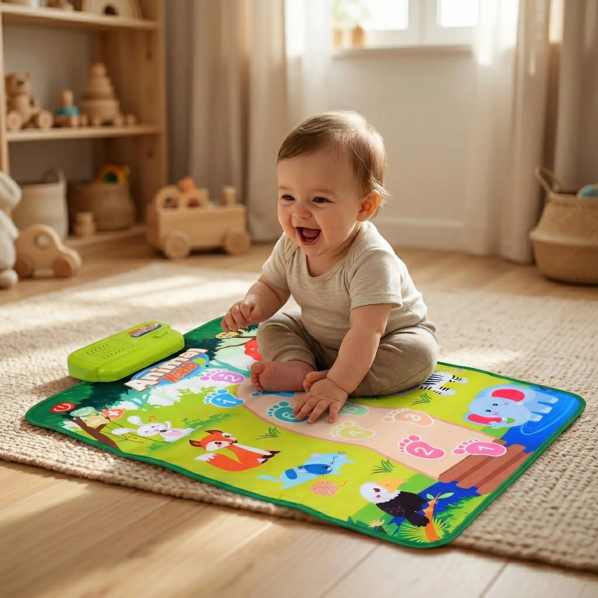 Covoras de joaca Moni Animal (Multicolor) - 5