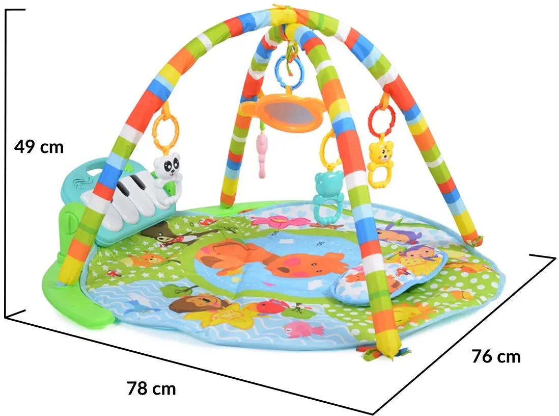 Covoras de joaca Moni Baby Piano Boy (Blue) - 5