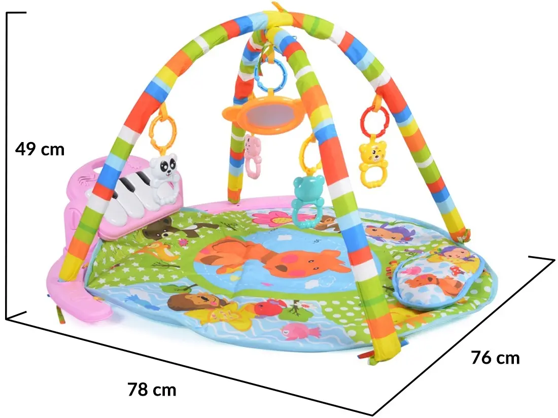 Covoras de joaca Moni Baby Piano Boy (Pink) - 6