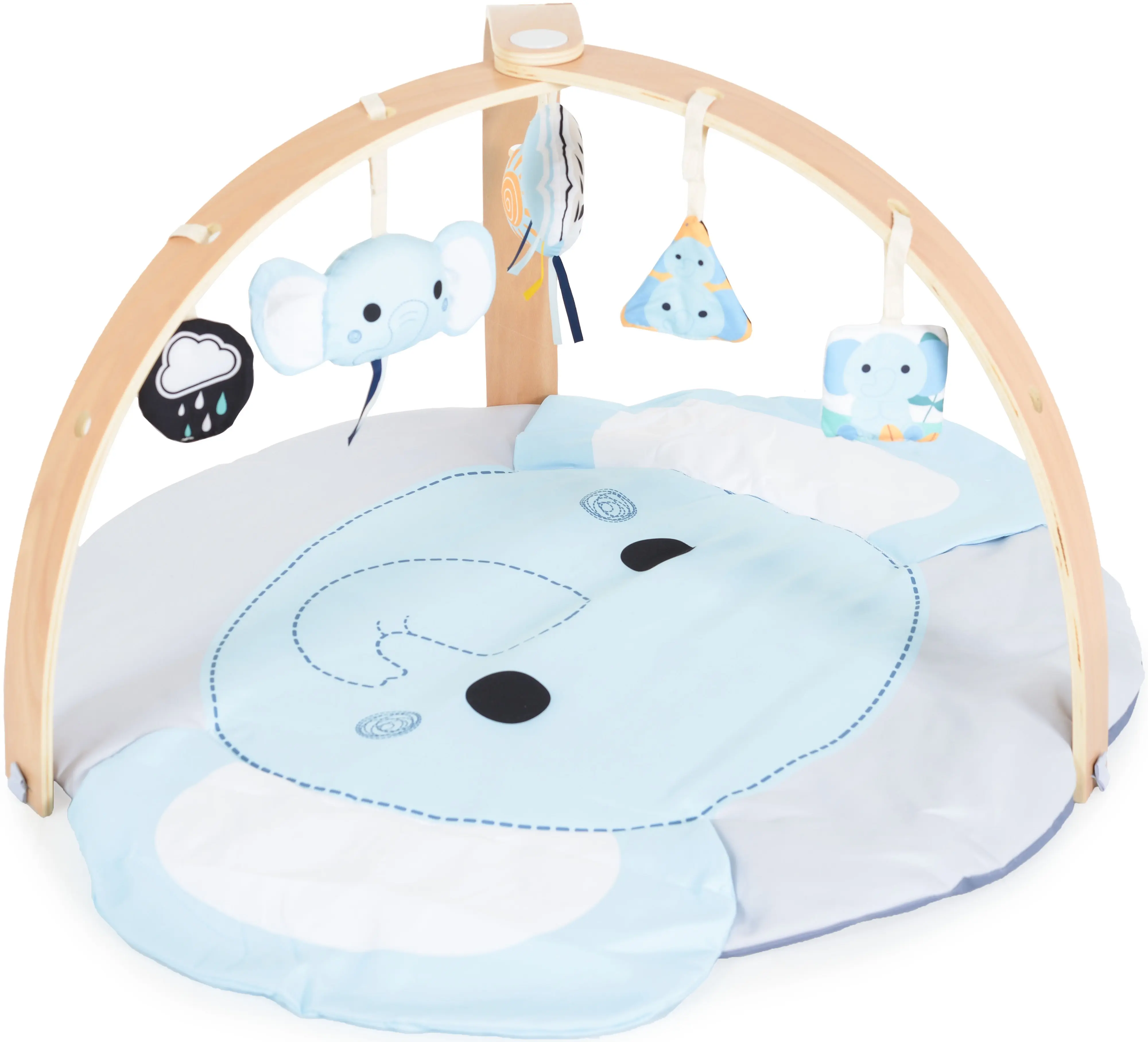 Covoras de joaca Moni Elephant 63612 (Blue) - 2