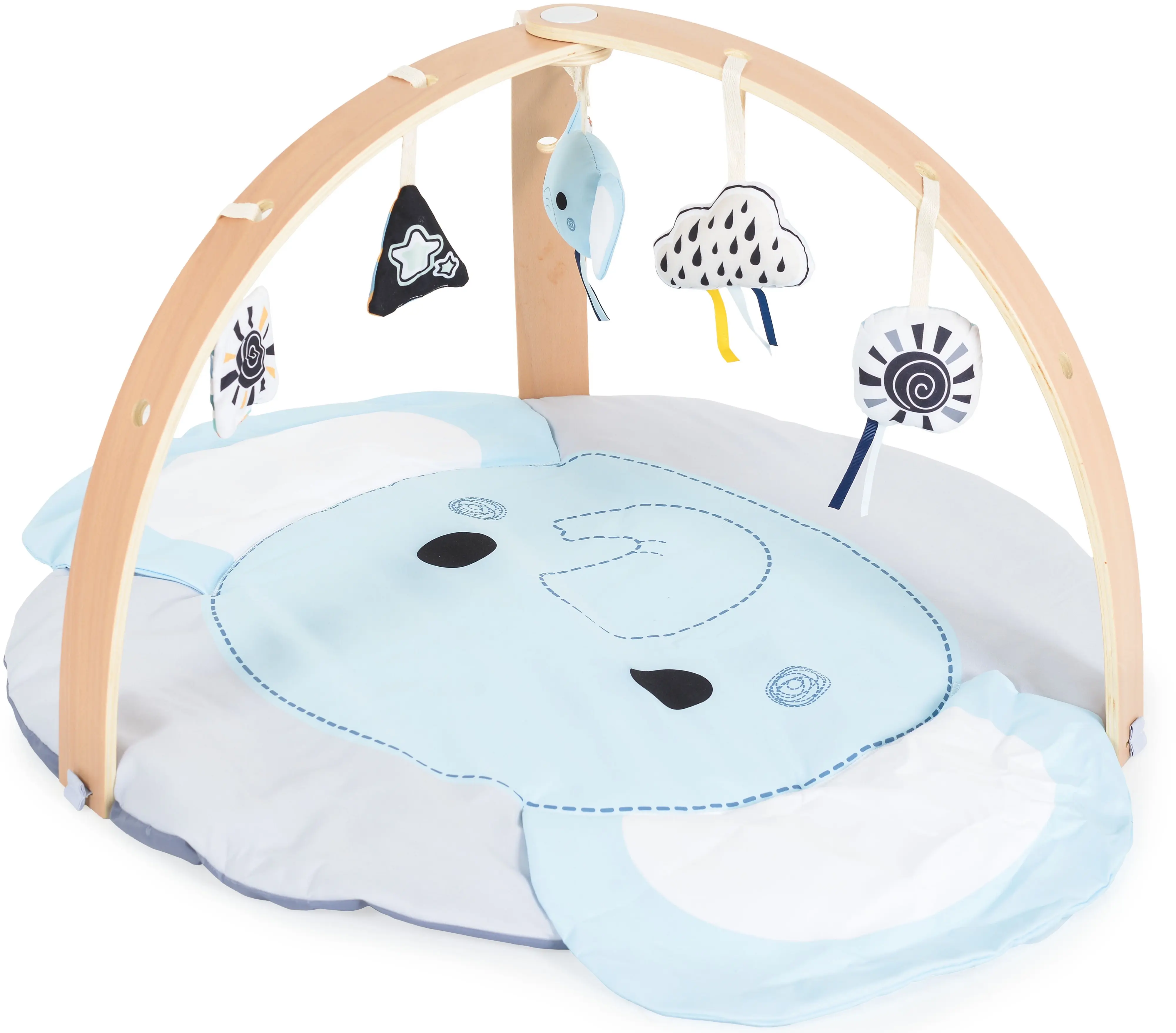 Covoras de joaca Moni Elephant 63612 (Blue) - 3