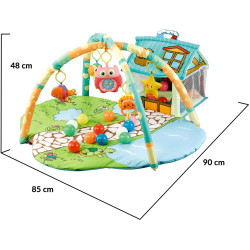 Covoras de joaca Moni Happy Farm (Green) Thumb