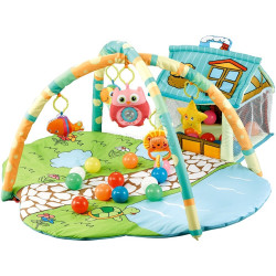 Covoras de joaca Moni Happy Farm (Green)