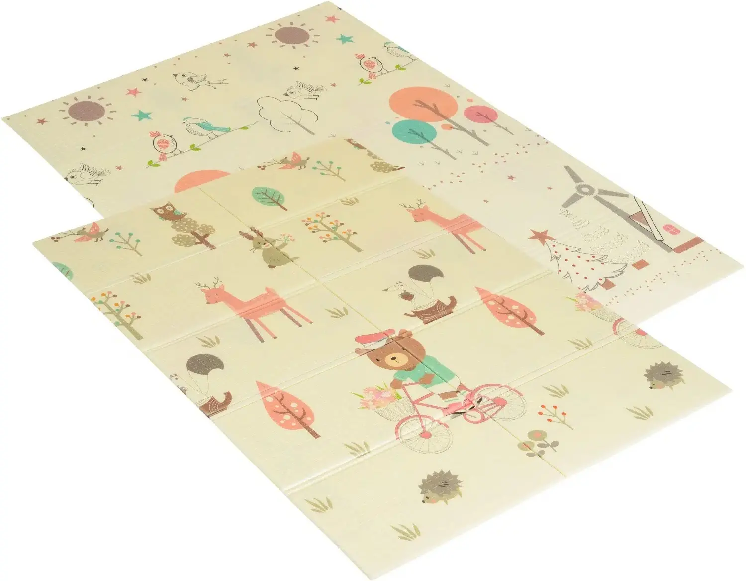 Covoras de joaca Moni Park Time (Beige) - 3