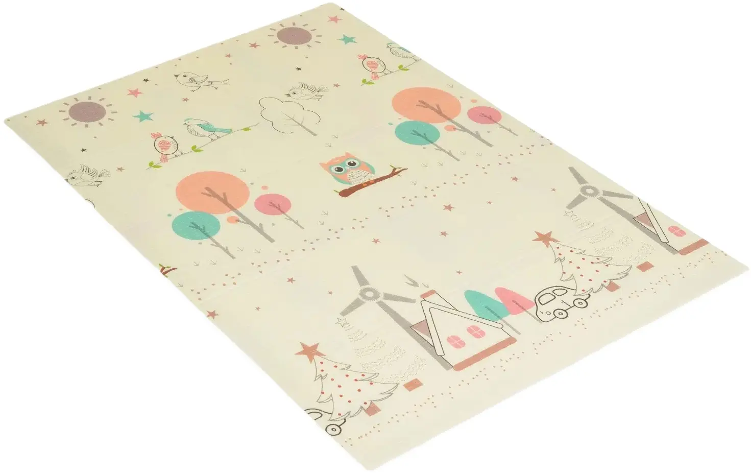 Covoras de joaca Moni Park Time (Beige)