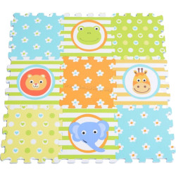 Covoras de joaca Moni Puzzle Animals (Multicolor)