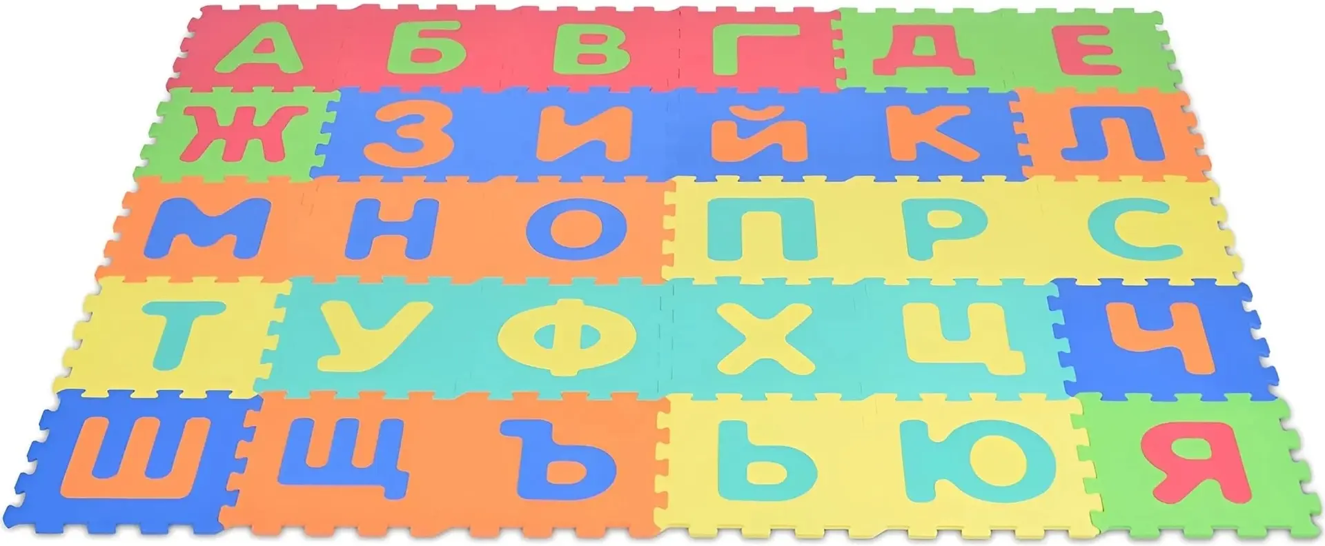Игровой коврик Moni Puzzle Letters RU (Multicolor)