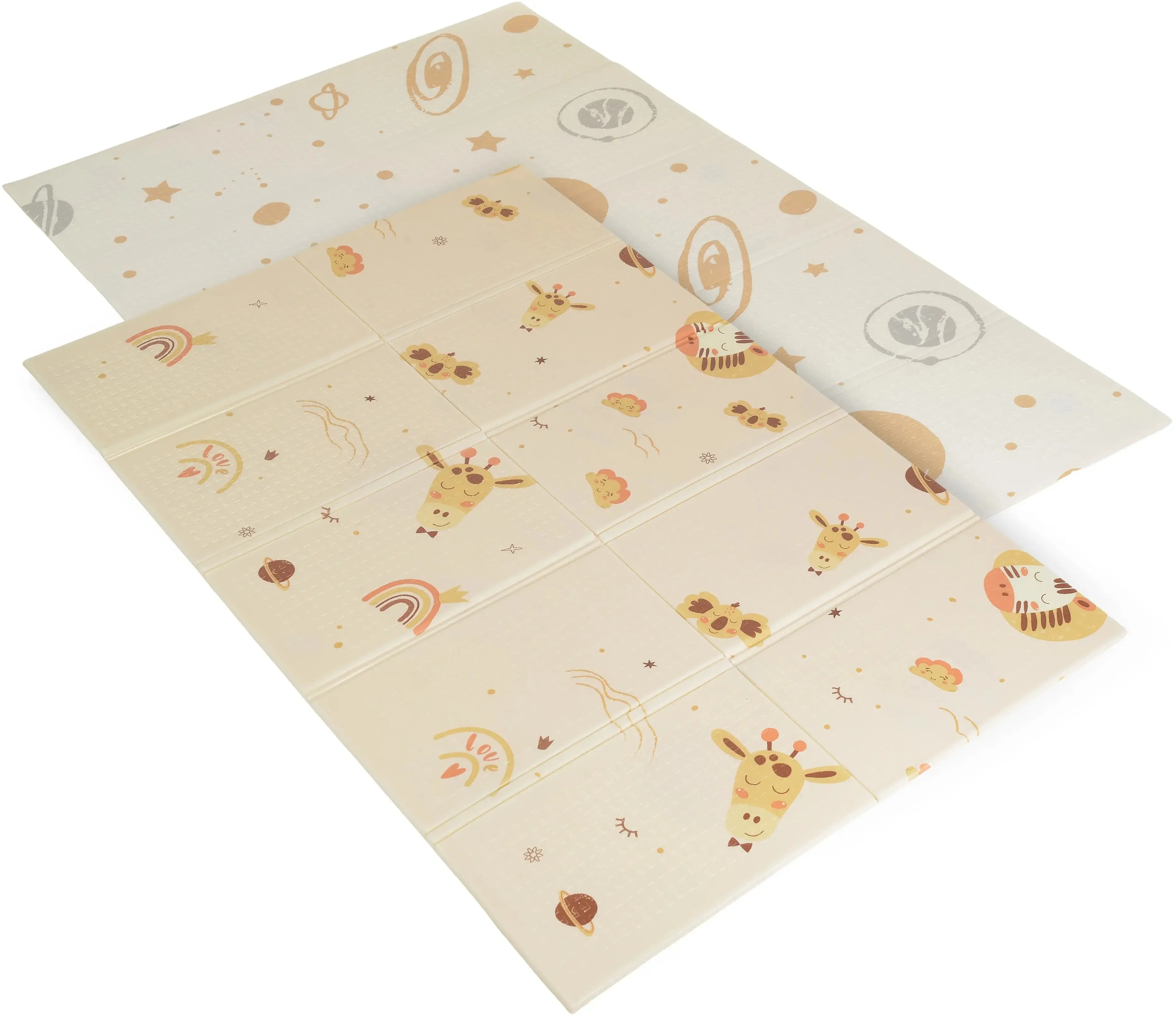Covoras de joaca Moni Vast Planet (Beige) - 3