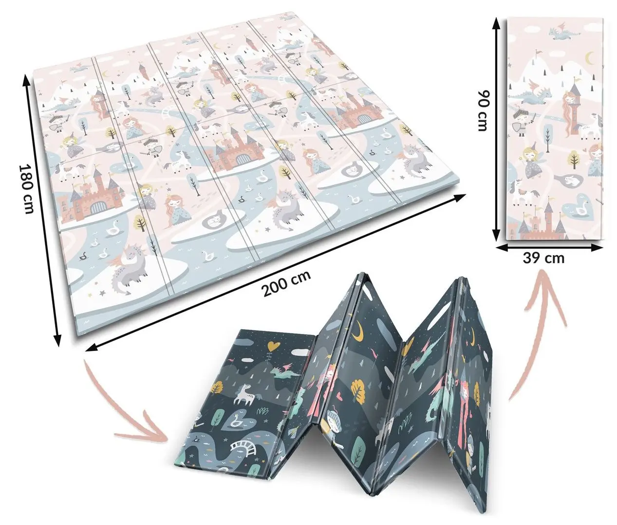 Игровой коврик 2в1 Nukido NK-340 (Multicolor) - 9
