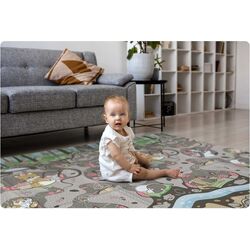 Игровой коврик Nukido NK-340 Ground Train (Blue/Beige) Thumb