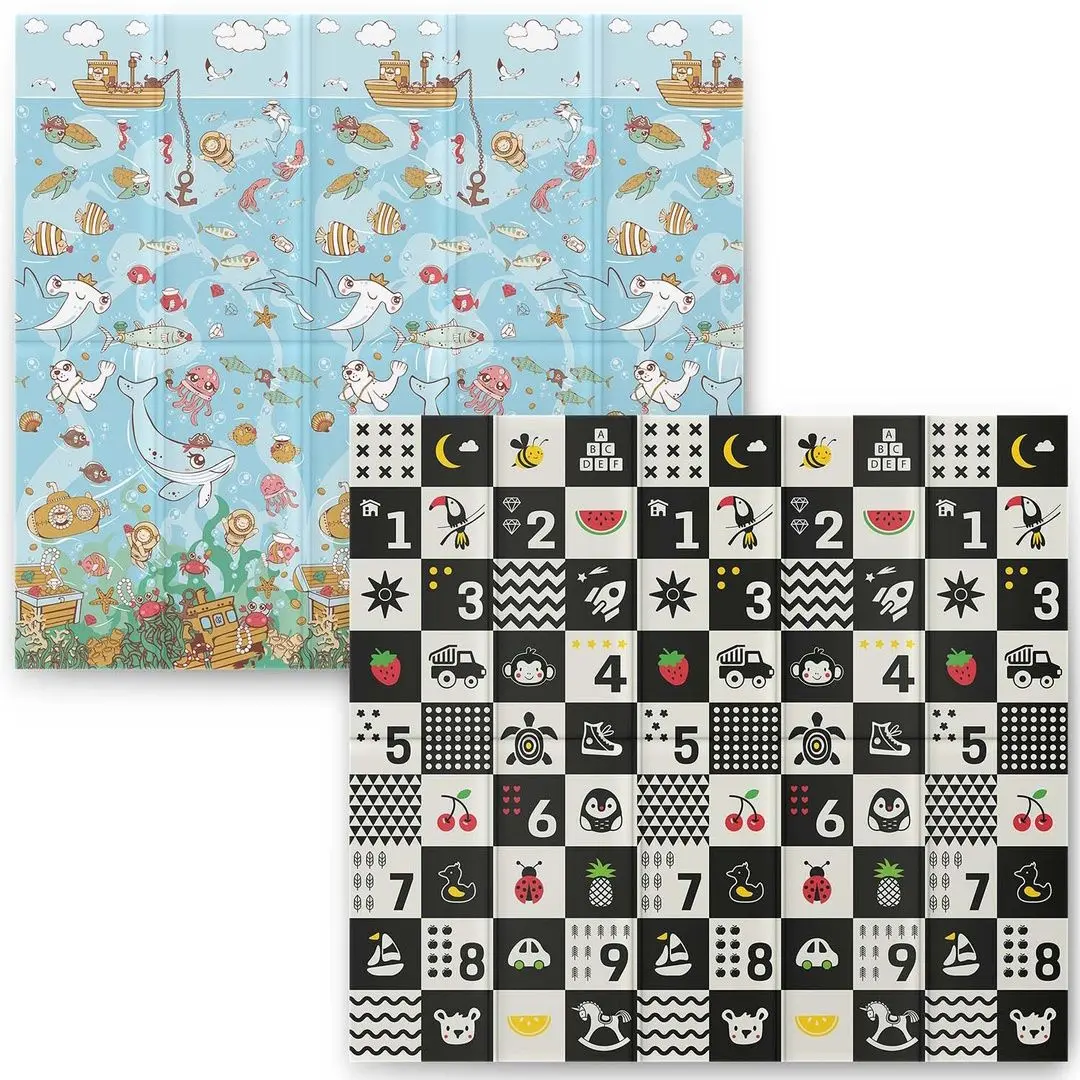 Игровой коврик Nukido NK-340 Ocean Numbers (Blue/Black)