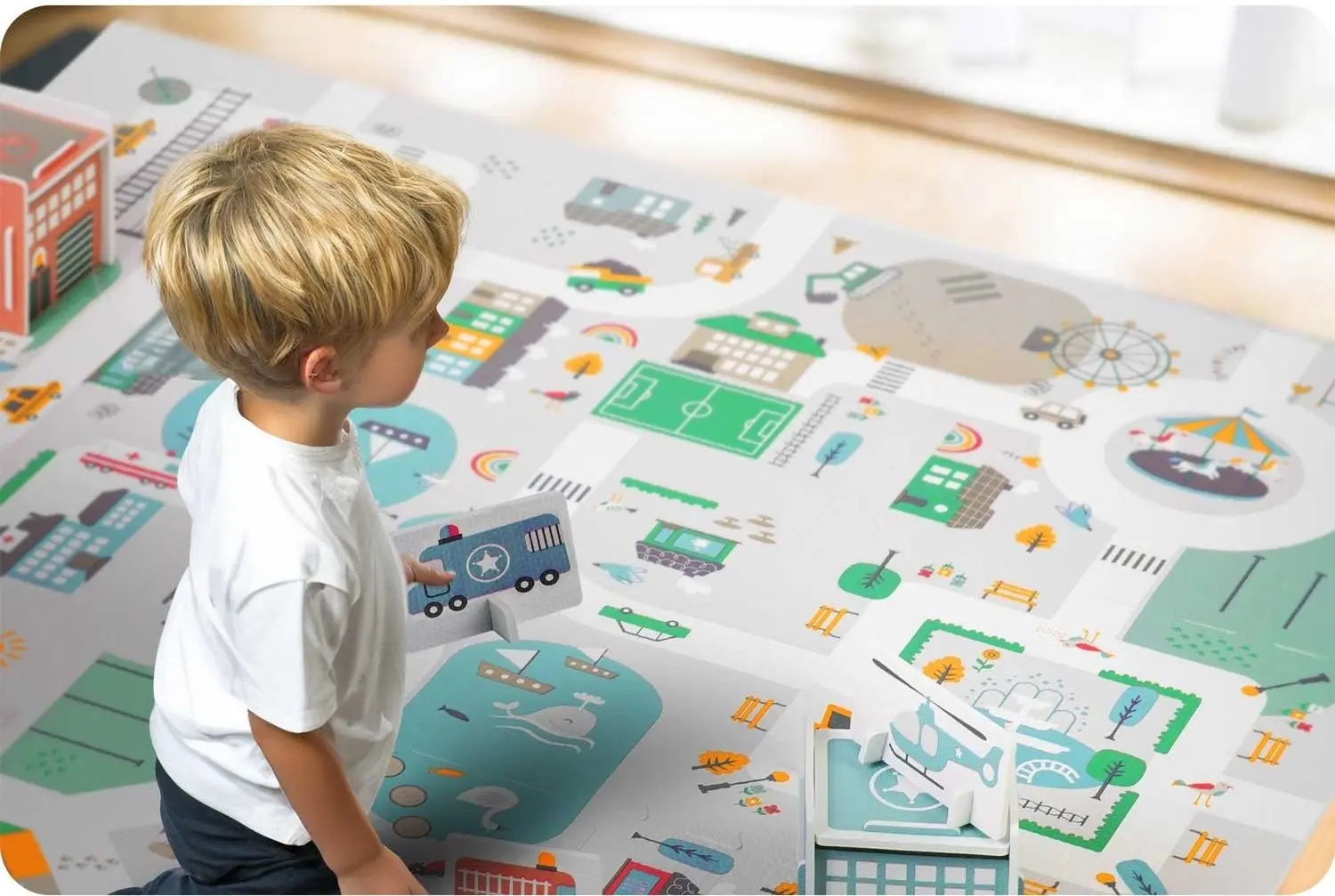 Игровой коврик Nukido Town (Multicolor) - 8