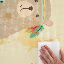 Игровой коврик 2в1 Petite&Mars Campy Elephant&City 197x147 (Blue/White) Thumb