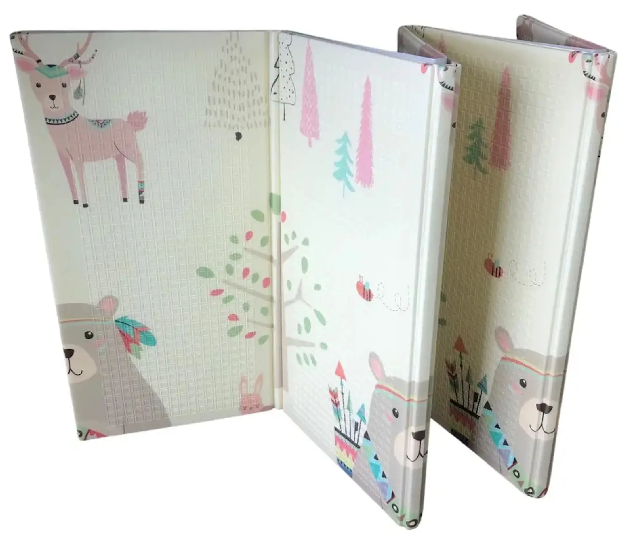 Игровой коврик 2в1 Petite&Mars Campy Elephant&Fox (White) - 3