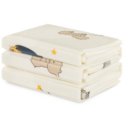 Игровой коврик 2в1 Petite&Mars Campy Mountains&Triangles 197x147 (Beige) Thumb