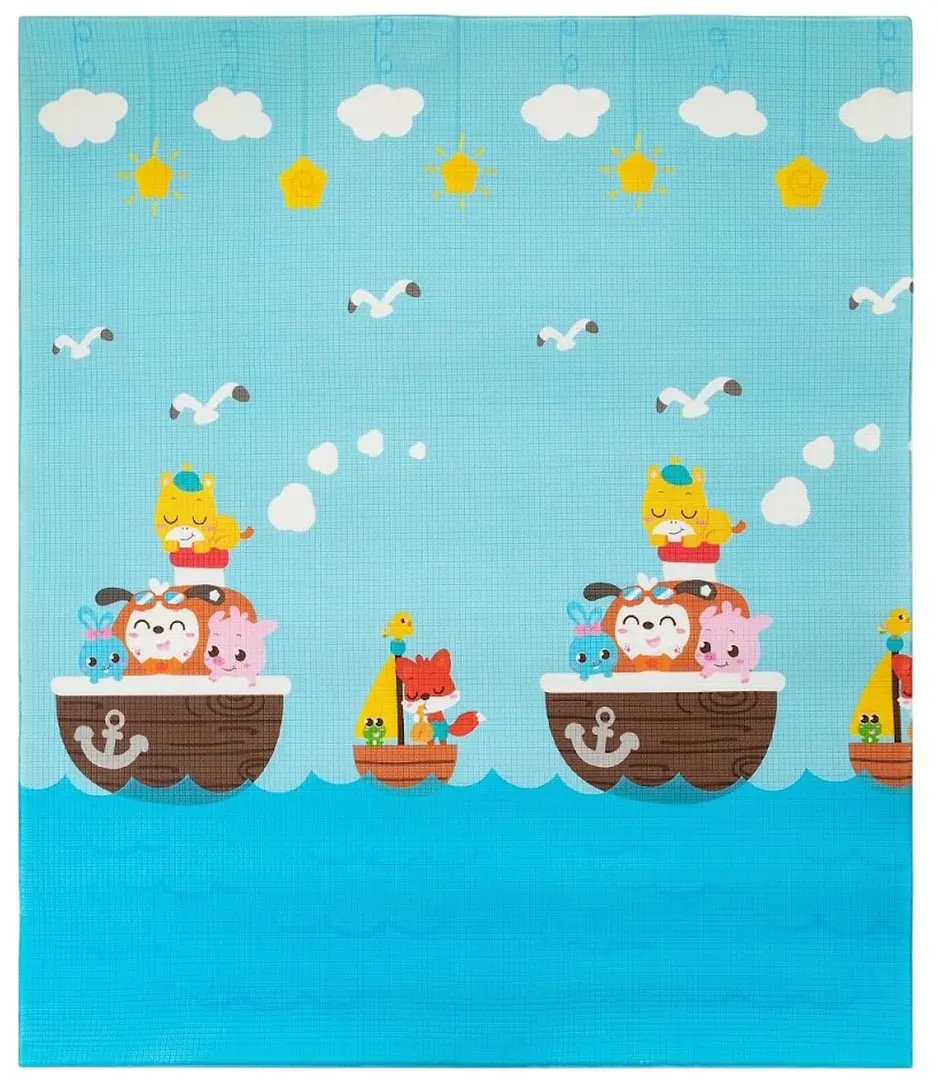 Игровой коврик Petite&Mars Joy Max Giraffe 180x150 (Blue)