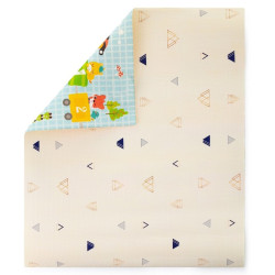 Игровой коврик Petite&Mars Joy Max Train 180x150 (Blue/Beige) Thumb