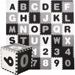 Пазл-коврик Springos Bibi FM0019 (Black/White)
