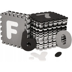 Пазл-коврик Springos Bibi FM0019 (Black/White) Thumb