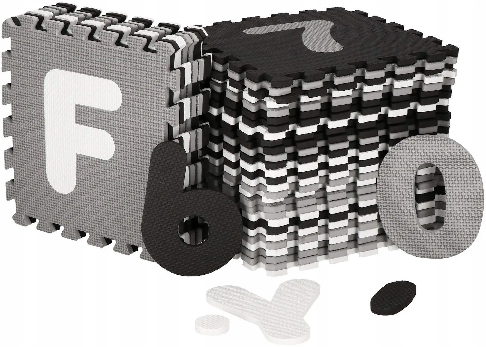 Пазл-коврик Springos Bibi FM0019 (Black/White) - 5