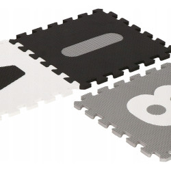 Пазл-коврик Springos Bibi FM0019 (Black/White) Thumb