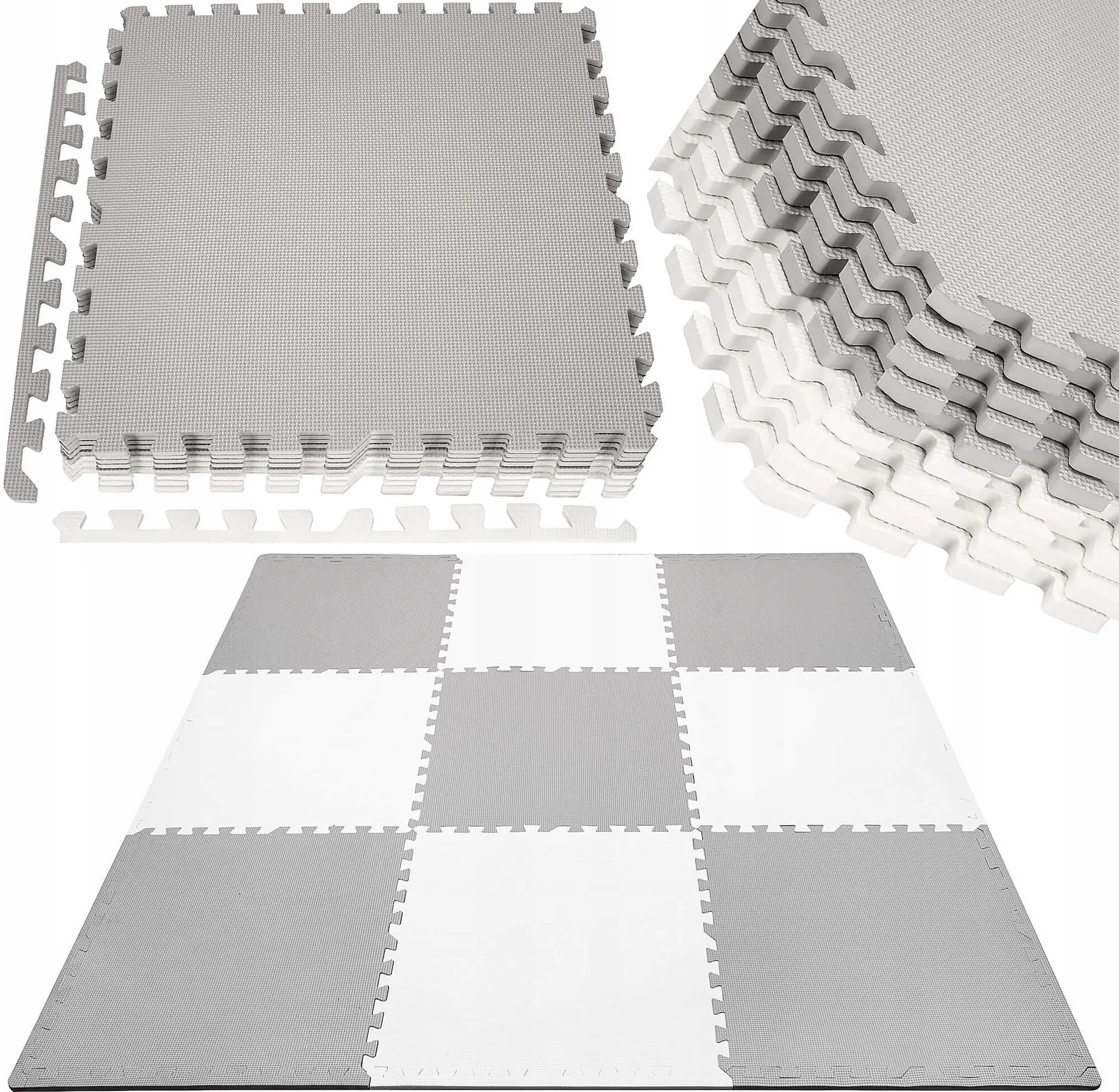 Пазл-коврик Springos FM0025 (Grey/White) - 2