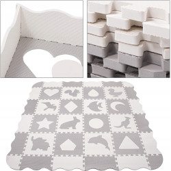 Пазл-коврик Springos Mufi FM0031 (Grey/White) Thumb