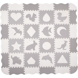 Пазл-коврик Springos Mufi FM0031 (Grey/White)