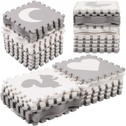 Пазл-коврик Springos Mufi FM0031 (Grey/White) Thumb
