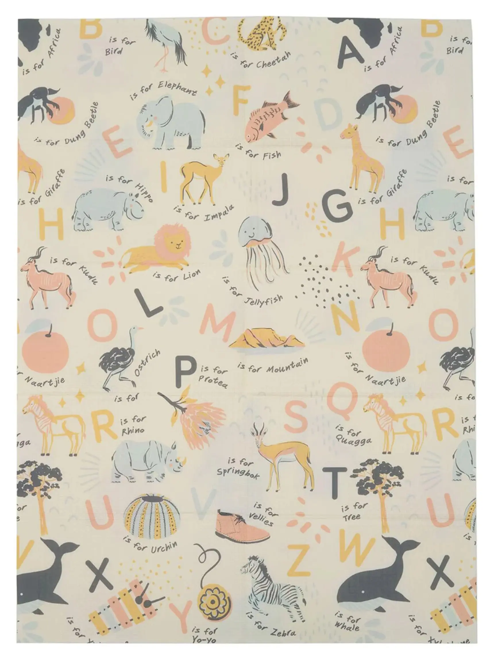 Игровой коврик U-Grow Alphabet 180x120 (Multicolor) - 2