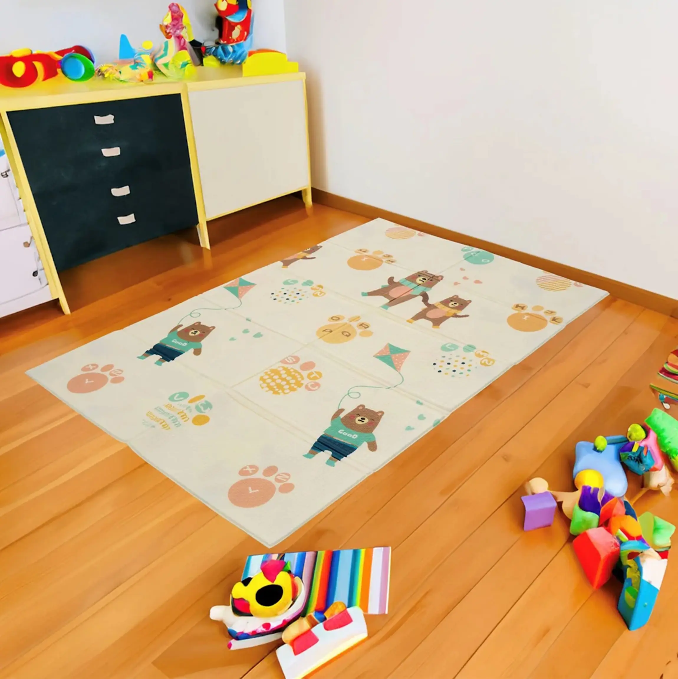 Игровой коврик U-Grow Alphabet 180x120 (Multicolor) - 6