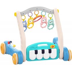 Игровой коврик - ходунок Woopie Piano Rack & Wolker (Blue) Thumb