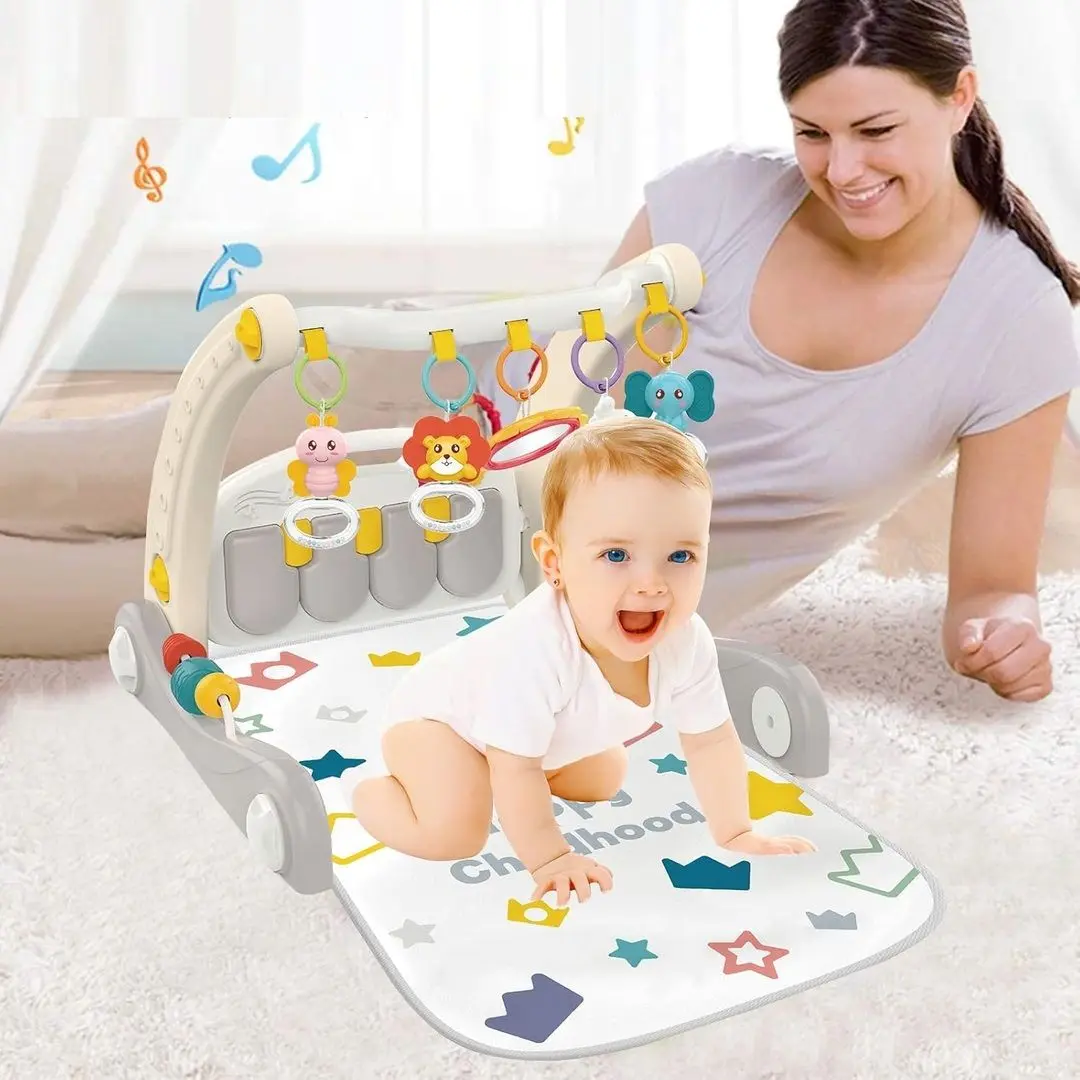 Covoras de joaca - premergator Woopie Piano Rack & Wolker (Grey) - 6