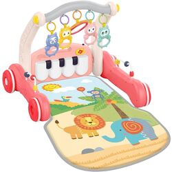 Covoras de joaca - premergator Woopie Piano Rack & Wolker (Pink)