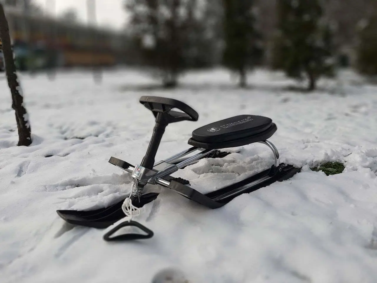 Снегокат Mustang 108x50 (Black)