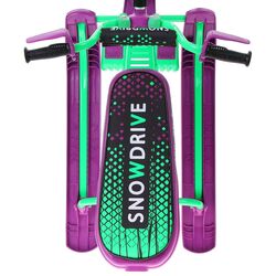 Sanie tip scooter Nika Snowdrive СНД3N (Purple/Green) Thumb