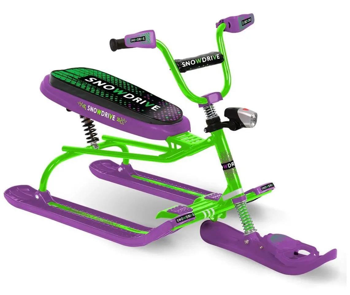 Sanie tip scooter Nika Snowdrive СНД3N (Purple/Green)
