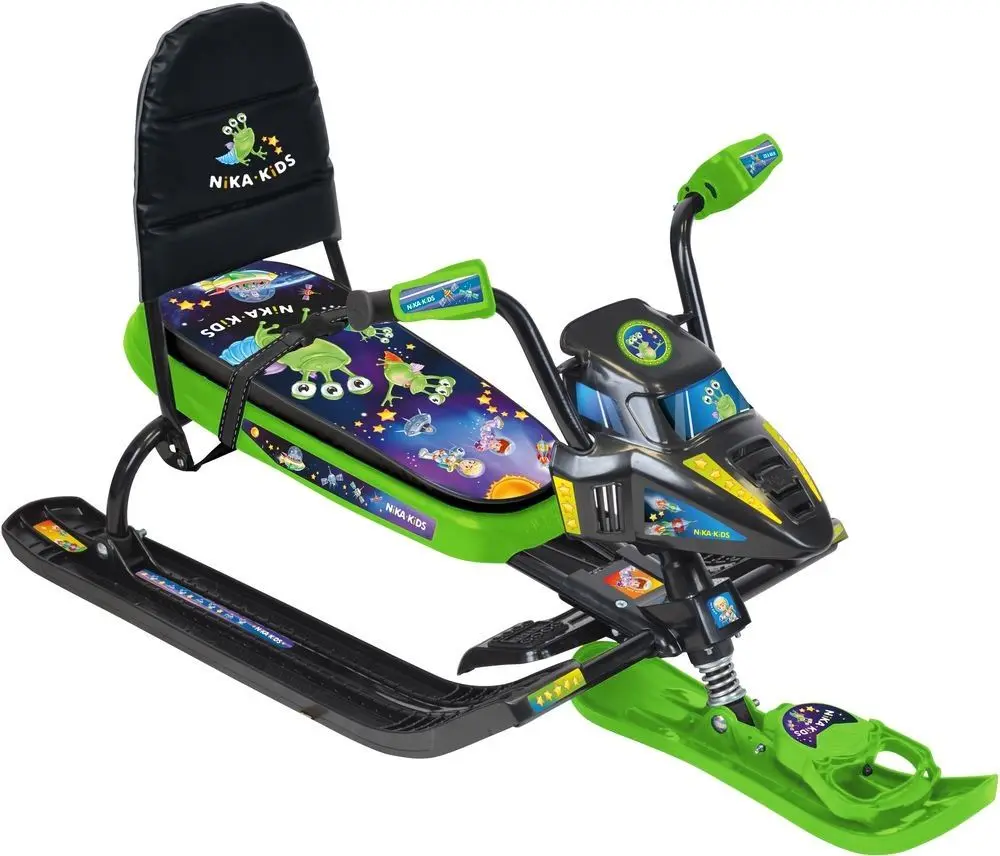 Sanie tip scooter Nika Snowpatrol SND2 (Black/Green)