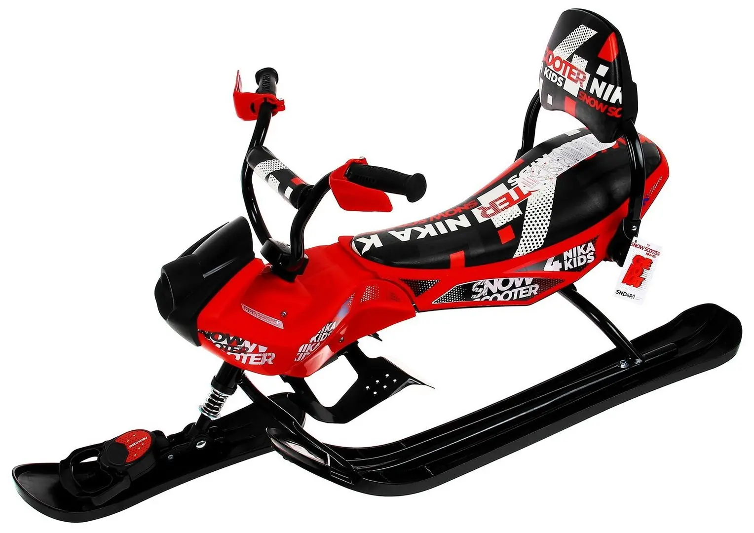 Sanie tip scooter Nika Snowpatrol SND4P (Red/Black)