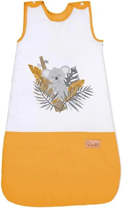 Sac de dormit Albero Mio Nature and Love N003 Tropics (White/Yellow)