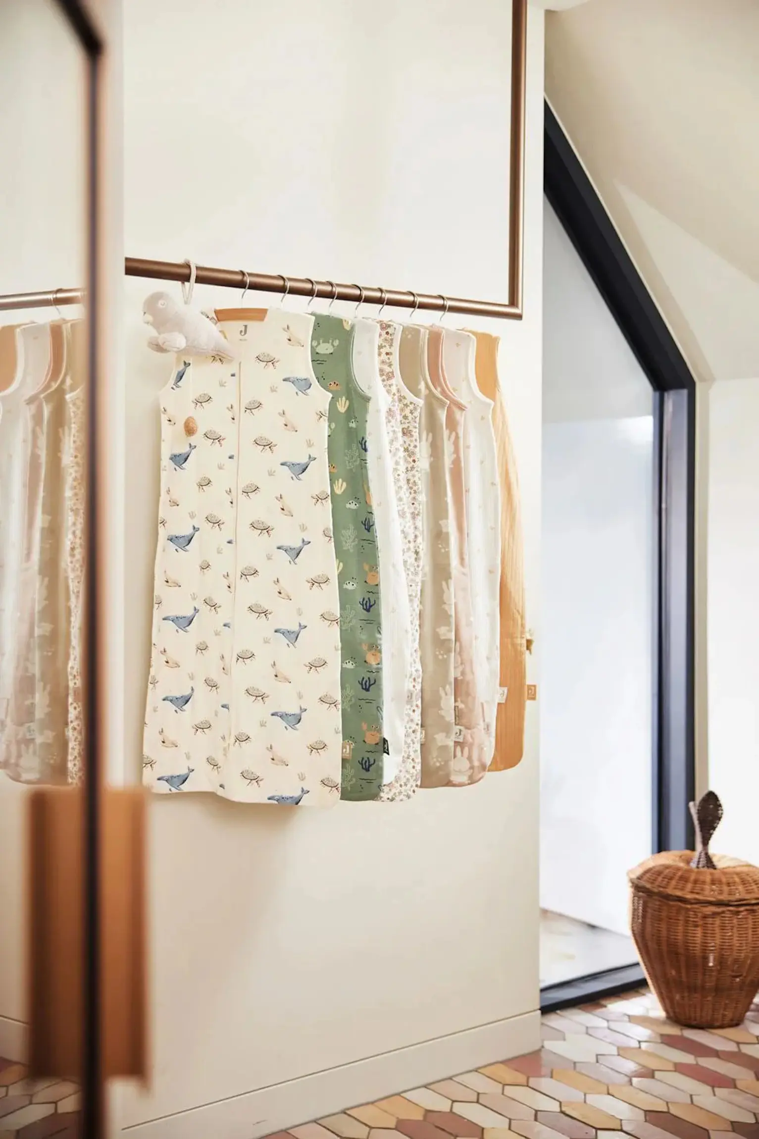 Спальный мешок Jollein Jersey 90cm (Retro Flowers) - 3