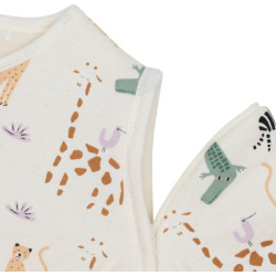 Sac de dormit Jollein Jungle Jambo 70cm (Beige) Thumb