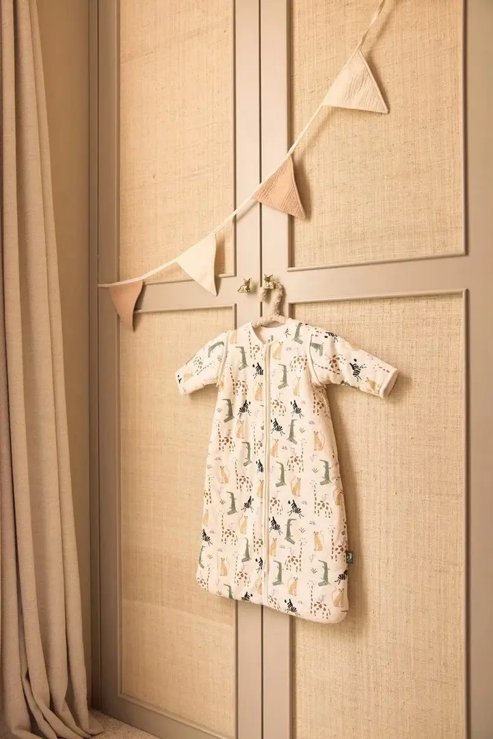 Sac de dormit Jollein Jungle Jambo 90cm (Beige)
