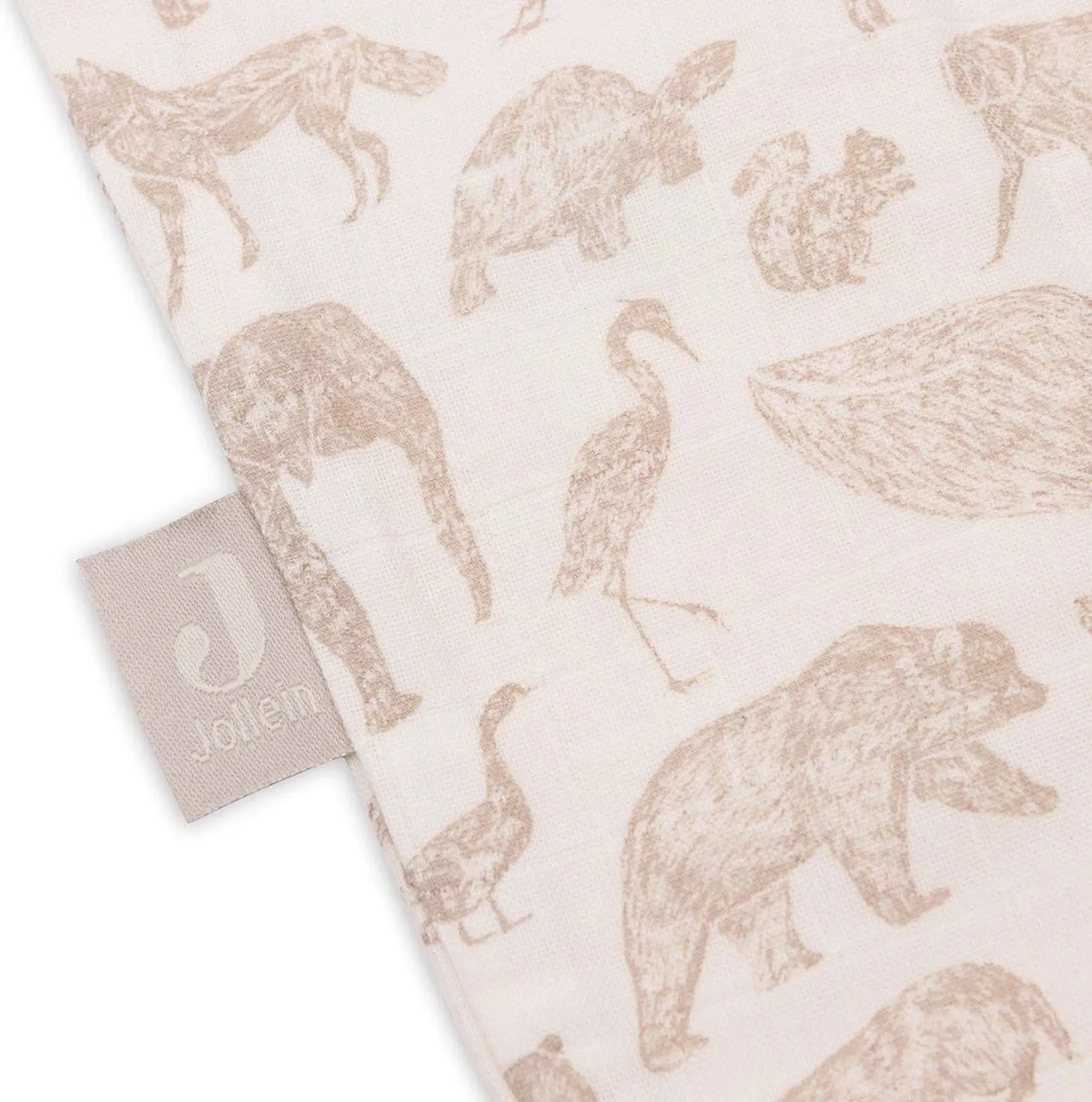 Спальный мешок Jollein Muslin 70cm (Animals Nougat) - 2