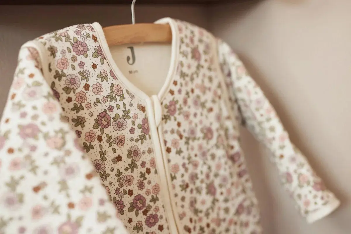 Sac de dormit Jollein Retro Flowers 70cm (Beige)