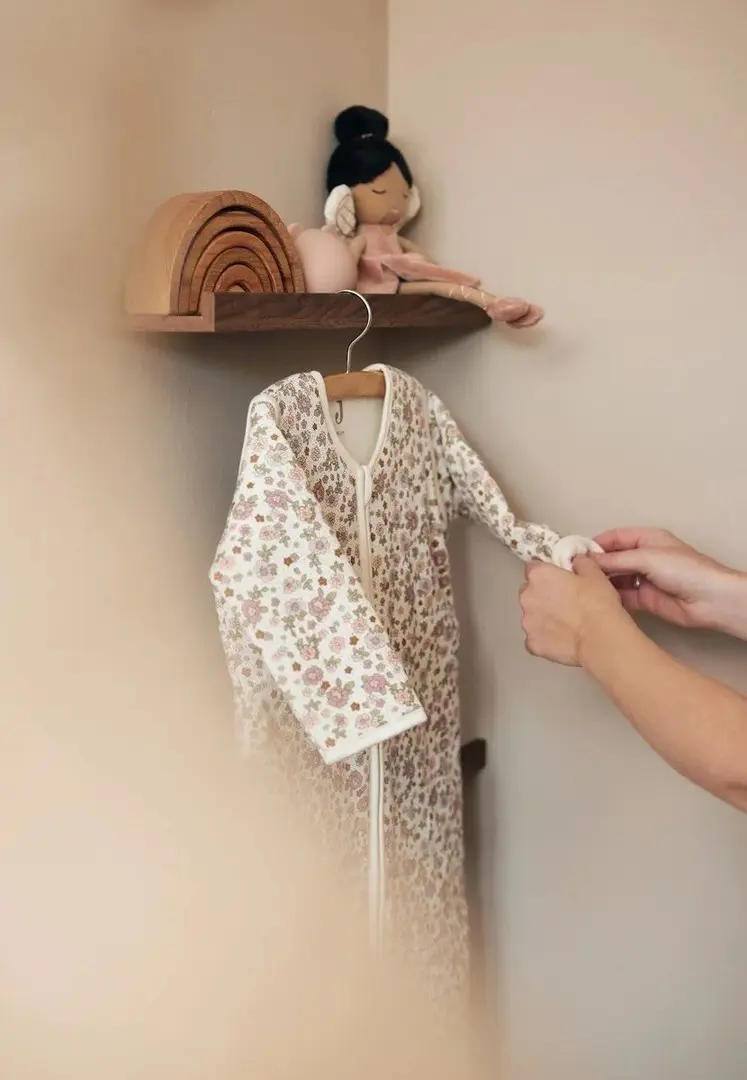 Sac de dormit Jollein Retro Flowers 70cm (Beige)