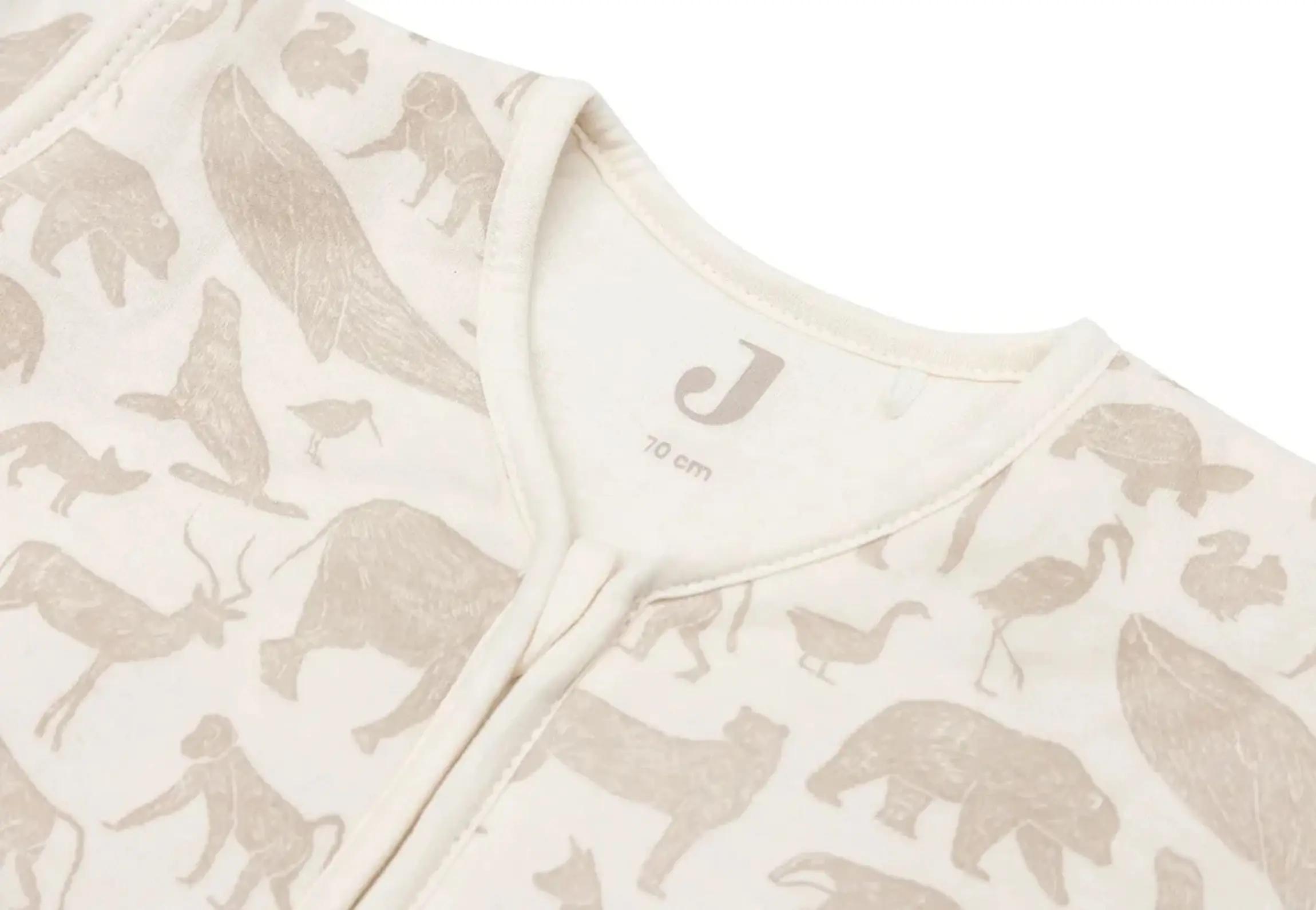 Sac de dormit Jollein Sleepy Animals 70cm (Nougat) - 3